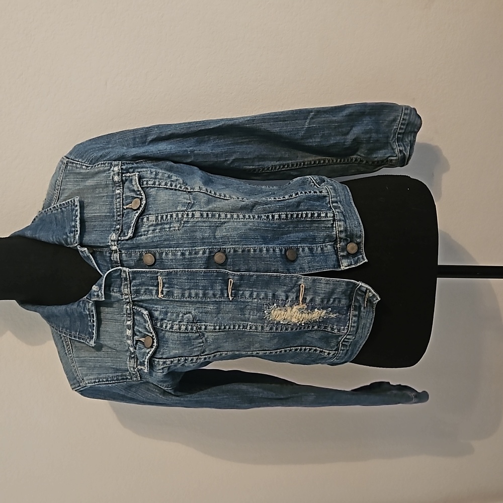 Distressed American Eagle Jean Jacket